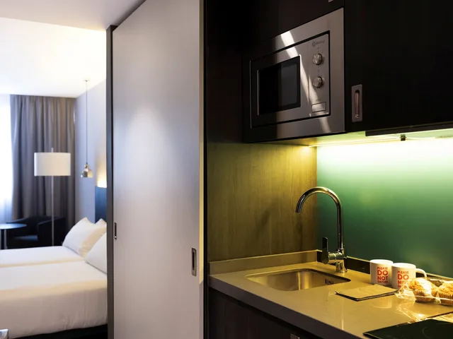 غرفة سوبيريور بسرير مزدوج بمطبخ، HG City Suites Barcelona 2/3