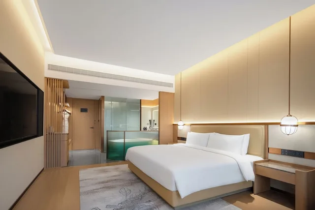 غرفة بزنس بسرير كينج، Wyndham Garden Shanghai Songjiang 1/3