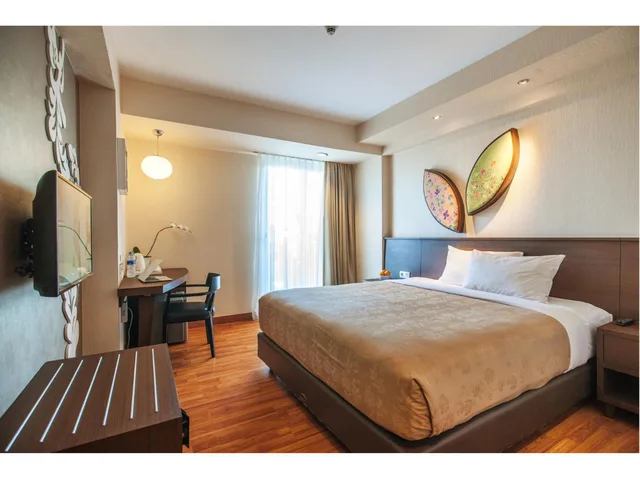 غرفة متصلة ديلوكس بسرير مزدوج وسريرين منفصلين، The Atanaya Hotel Bali 5/10