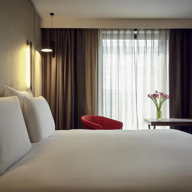 غرفة بريميوم بسرير فردي، Radisson Blu CDG Airport Terminal Hotel, Paris 3/4