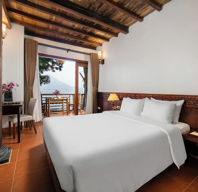 غرفة سوبيريور بسرير مزدوج، Mai Chau Hideaway Lake Resort 2/4