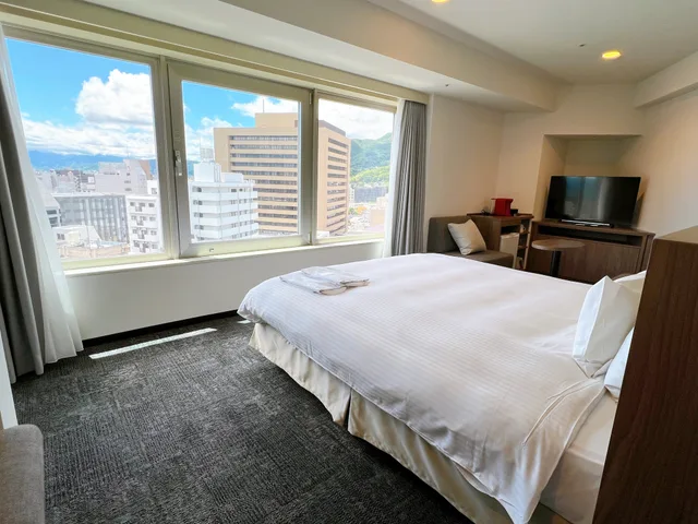 غرفة ركنية بسرير مزدوج، Hotel Jal City Nagano 1/1