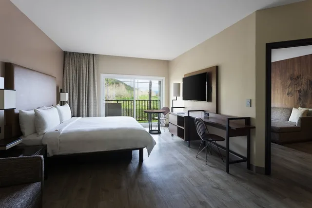 جناح بسرير كينج بغرفة نوم واحدة مع أريكة لذوي الإعاقة، Santa Ynez Valley Marriott 1/4
