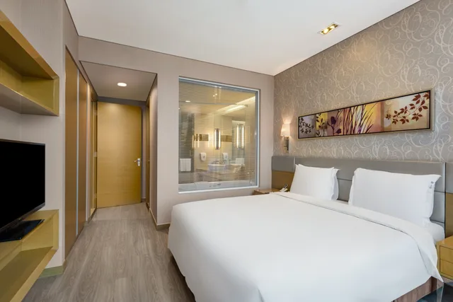 جناح بسرير فردي بـ3 غرف نوم بمطبخ، Holiday Inn Express Beijing Yizhaung 5/6