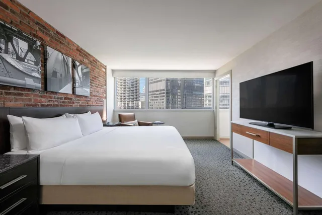 1 Bedroom, Lasalle, Suite، The Royal Sonesta Chicago Downtown 4/8