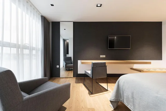 غرفة بسرير مزدوج أو سريرين منفصلين، Hotel U Viveiro 8/10