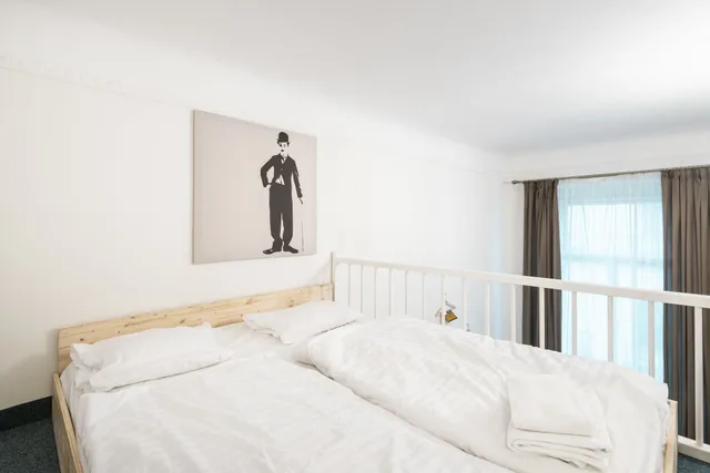 Mezzanine, 2 Bedrooms, Superior, Apartment, 5 Beds, 2 Double Beds, Bunk Bed, Sofa, Terrace، Hybernska Apartments 2/10