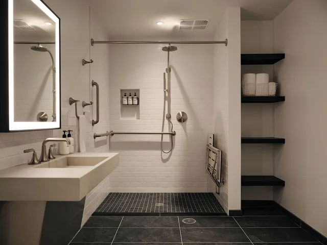 غرفة بسرير كوين بغرفة نوم واحدة لذوي الإعاقة، Mint House Washington DC Downtown 3/3