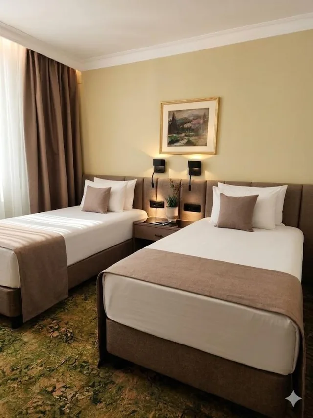 غرفة سوبيريور بسريرين منفصلين، Hotel Turist 3/7