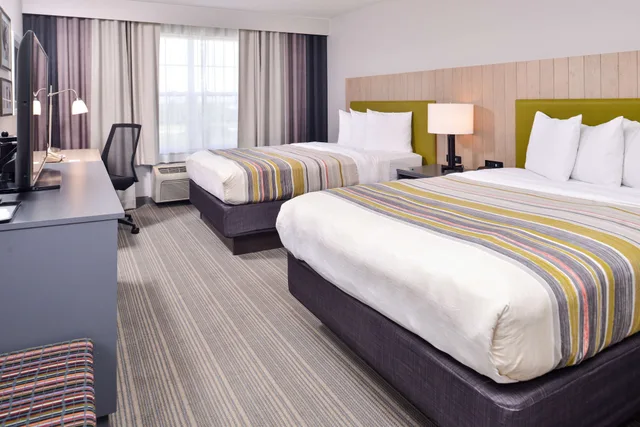 غرفة بسريرين كوين، Country Inn and Suites By Radisson Tinley Park IL 1/4