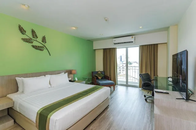 غرفة ديلوكس بسرير مزدوج أو سريرين منفصلين، Tamarind Garden Hotel 2/5
