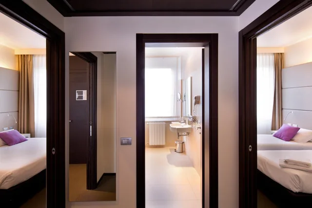 غرفة متصلة بسرير مزدوج، HOTEL CENACOLO(formerly Ora Hotel Cenacolo) 9/10