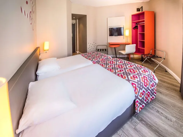 غرفة قياسية بسريرين منفصلين، Ibis Styles Dijon Central 3/6