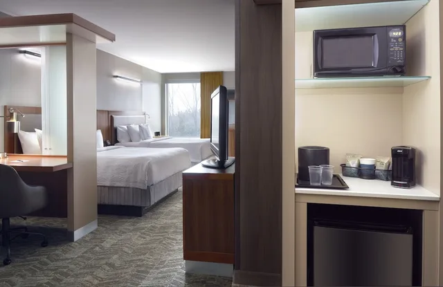 جناح بسريرين كوين مع أريكة لذوي الإعاقة، SpringHill Suites by Marriott Atlanta Airport Gateway 2/2