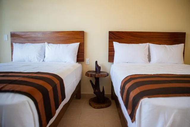 غرفة بسريرين مزدوجين، Hotel Santa Cruz Punta Zicatela 5/5