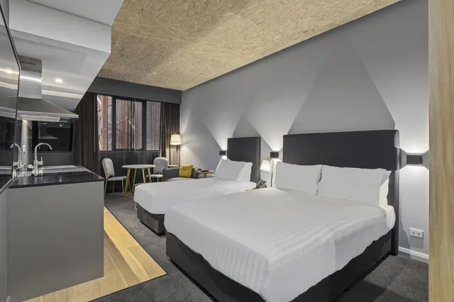 شقة عائلية بغرفة نوم واحدة، Hobart City Apartments 2/4