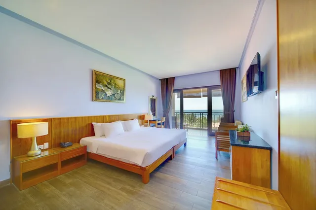 غرفة غراند ديلوكس بسرير كينج بإطلالة على البحر، Phu Hai Beach Resort & Spa Phan Thiet 5/10