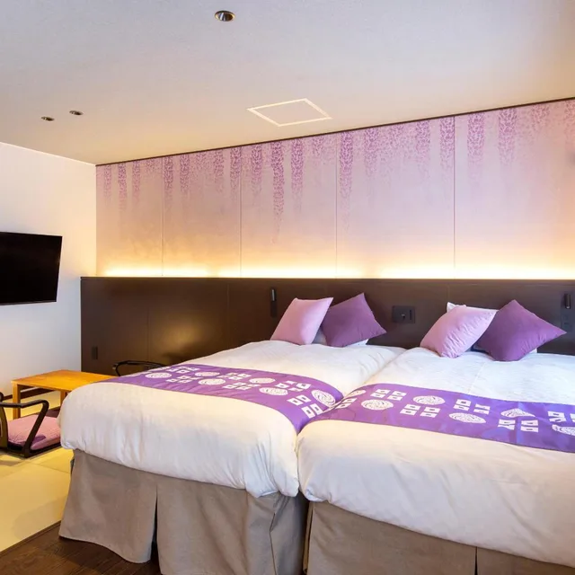 Deluxe, Twin Beds, Tatami, Hotel Claire Higasa 1/6