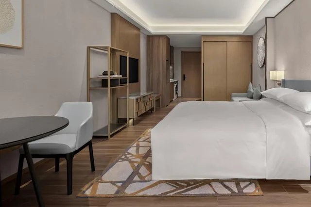 شقة بسرير كوين بإطلالة على المدينة بغرفة نوم واحدة، Dongguan Forum Hotel and Apartment 5/6