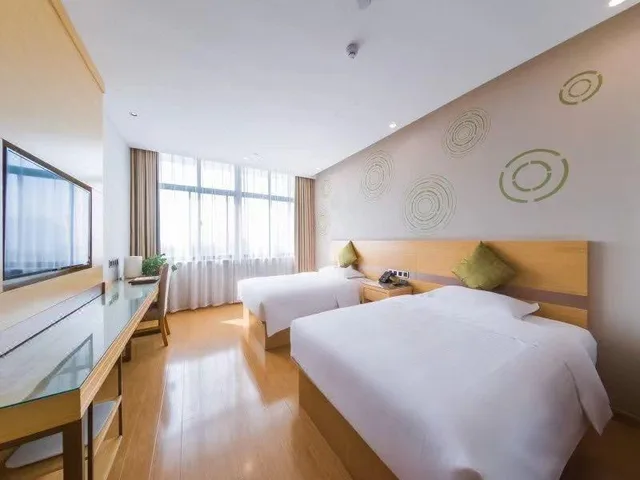 غرفة بزنس بسريرين منفصلين، GreenTree Inn Chuzhou Langya Mountain Scenic Area Xijian Road 1/2