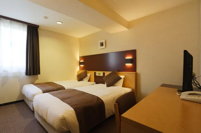غرفة بسريرين منفصلين، Ueno First City Hotel 4/10