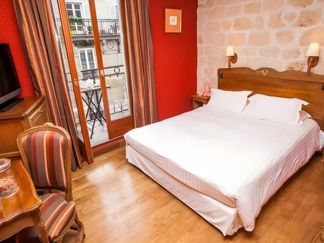 غرفة تقليدية بسرير كوين، Hotel Europe Saint Severin Paris 1/3