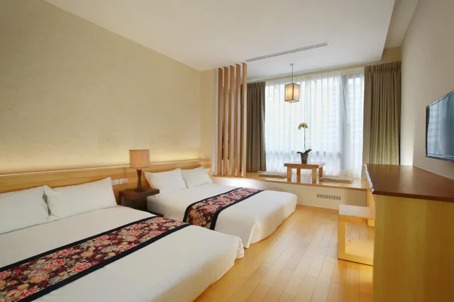 غرفة يابانية رباعية بسريرين مزدوجين، Green Life Spa 1/2