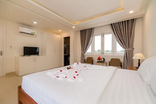 غرفة ديلوكس بسرير مزدوج، Chi Thanh Villa 2/2