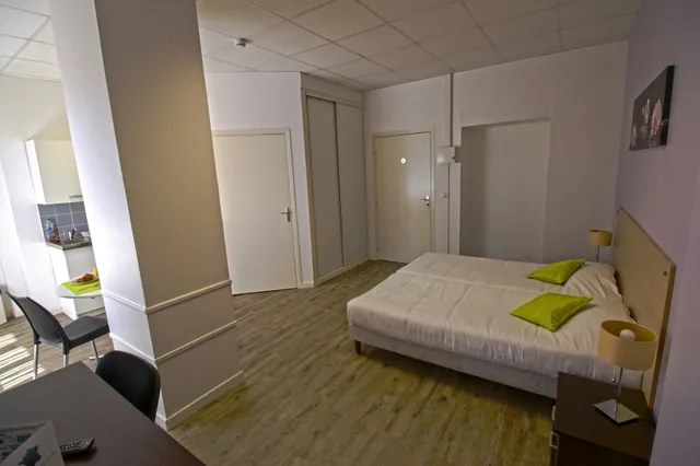 استوديو بسريرين منفصلين، APPART HOTEL MACON LE COURS MOREAU 1/6