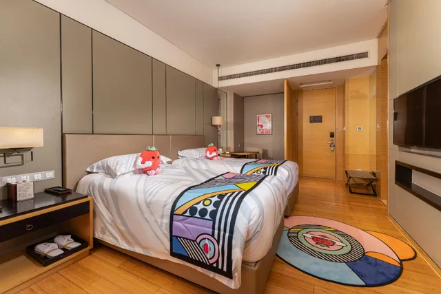 غرفة بسريرين، Cheery Canal Hotel Hangzhou 2/3