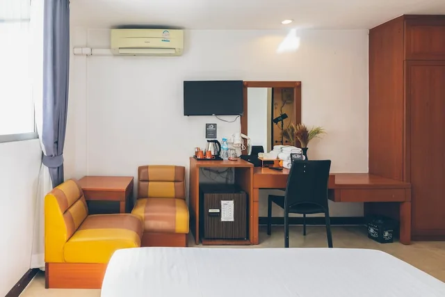 غرفة قياسية بسريرين منفصلين، Atlas Bangkok Hotel 5/6