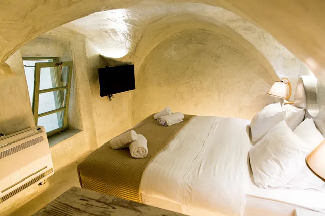 جناح عائلي بسريرين كينج بإطلالة جزئية على البحر، Santorini Dreams Villas 4/10