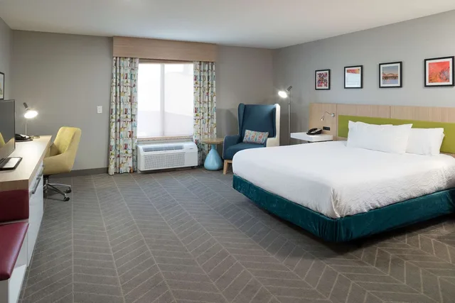 غرفة بسرير كينج بإطلالة على النهر لذوي الإعاقة، Hilton Garden Inn Sioux City Riverfront 1/1