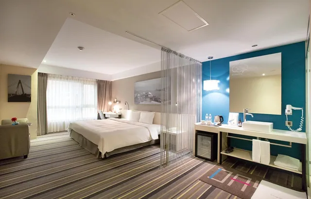 غرفة قياسية بسرير مزدوج، Hotel Day Plus Tamsui 2/2
