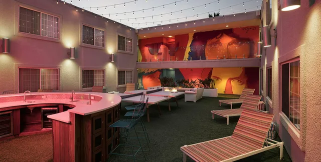 غرفة بسرير مزدوج أو سريرين منفصلين بإطلالة على المدينة، The Kinney Venice Beach 1/1