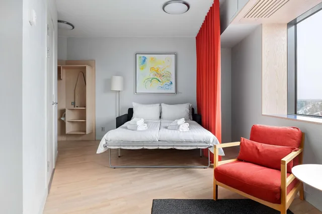 غرفة سوبيريور بسرير كينج مع أريكة، Best Western Plus Park City Hammarby Sjostad 2/5