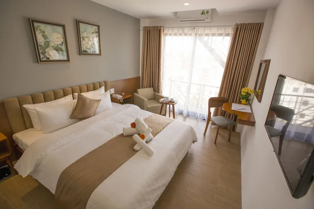 غرفة سوبيريور بسرير مزدوج أو سريرين منفصلين، Gardenia Hue Hotel 8/10