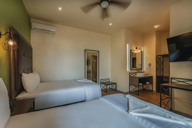 غرفة ديلوكس بسريرين، Hotel Boutique La Casona by Kavia 5/6
