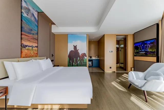 غرفة بريفيليج بسرير كينج، Mercure Huhhot Economic Zone 3/4