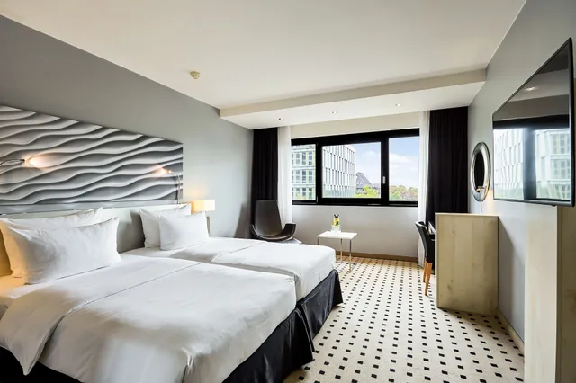 غرفة سوبيريور بسريرين منفصلين، Radisson Blu Conference Hotel, Dusseldorf 2/7