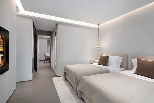 شقة تنفيذية بسرير كينج وسريرين منفصلين بـ3 غرف نوم، Ascott Pazhou Guangzhou 3/5