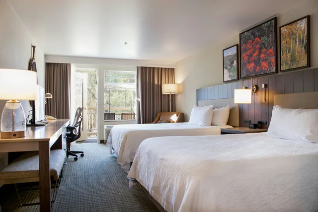 غرفة بسريرين كوين بشرفة، Hilton Garden Inn Boise/Eagle 2/2