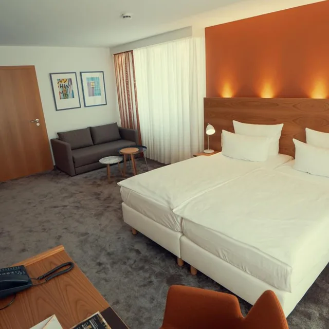 غرفة تنفيذية بسرير كينج، Hotel Adler Asperg 5/10