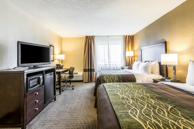غرفة قياسية بسريرين مزدوجين، Comfort Inn Downtown Detroit MI 7/9