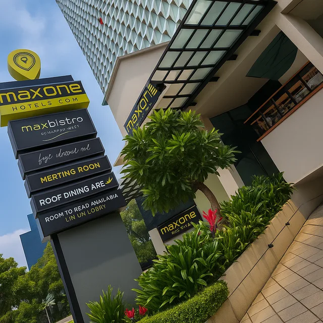 غرفة بسرير كينج بشرفة للمدخنين، MaxOneHotels at Kota Harapan Indah Bekasi 1/1