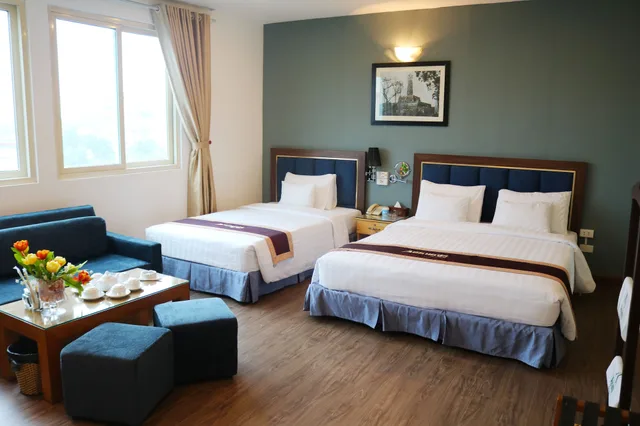 غرفة ديلوكس عائلية بسرير كوين وسرير فردي، A25 Hotel 12 Ngo Si Lien 9/10