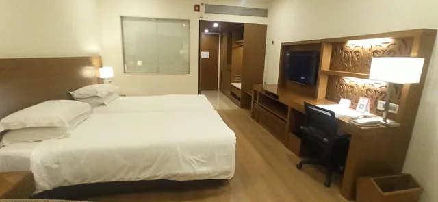 غرفة قياسية بسريرين منفصلين بإطلالة على الحديقة، Welcomhotel Rama International 4/6
