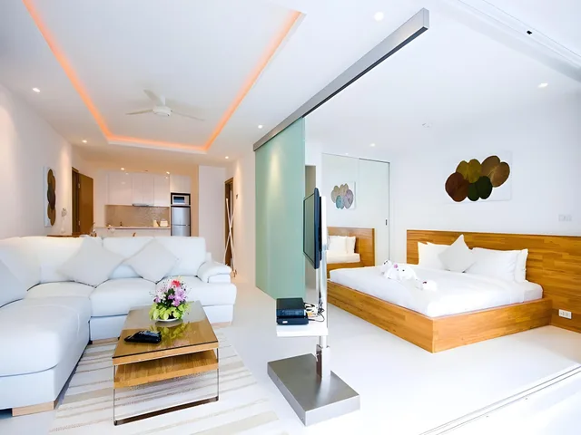 جناح عائلي بسريرين كينج بغرفتي نوم، Code Samui Hotel 2/3