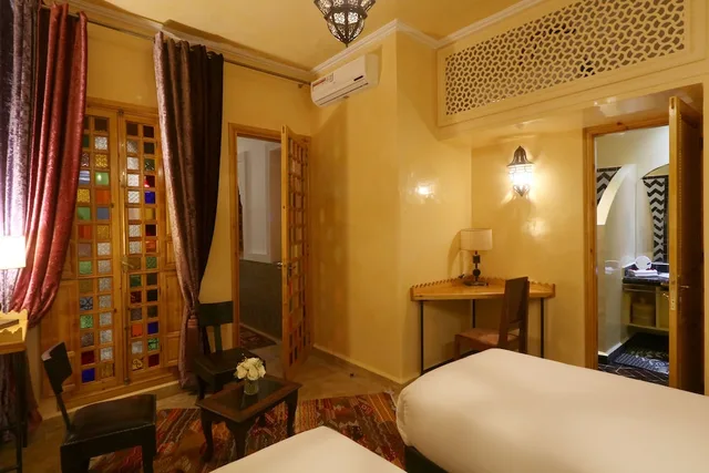 غرفة بسريرين منفصلين، Riad Andalla Spa 4/7