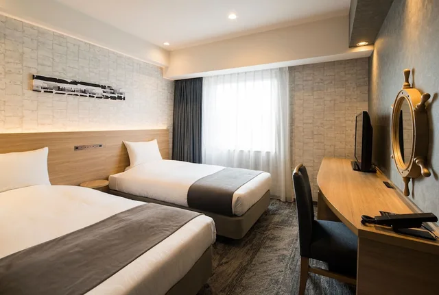 غرفة قياسية بسريرين منفصلين، Hotel Torifito Otaru Canal 1/2